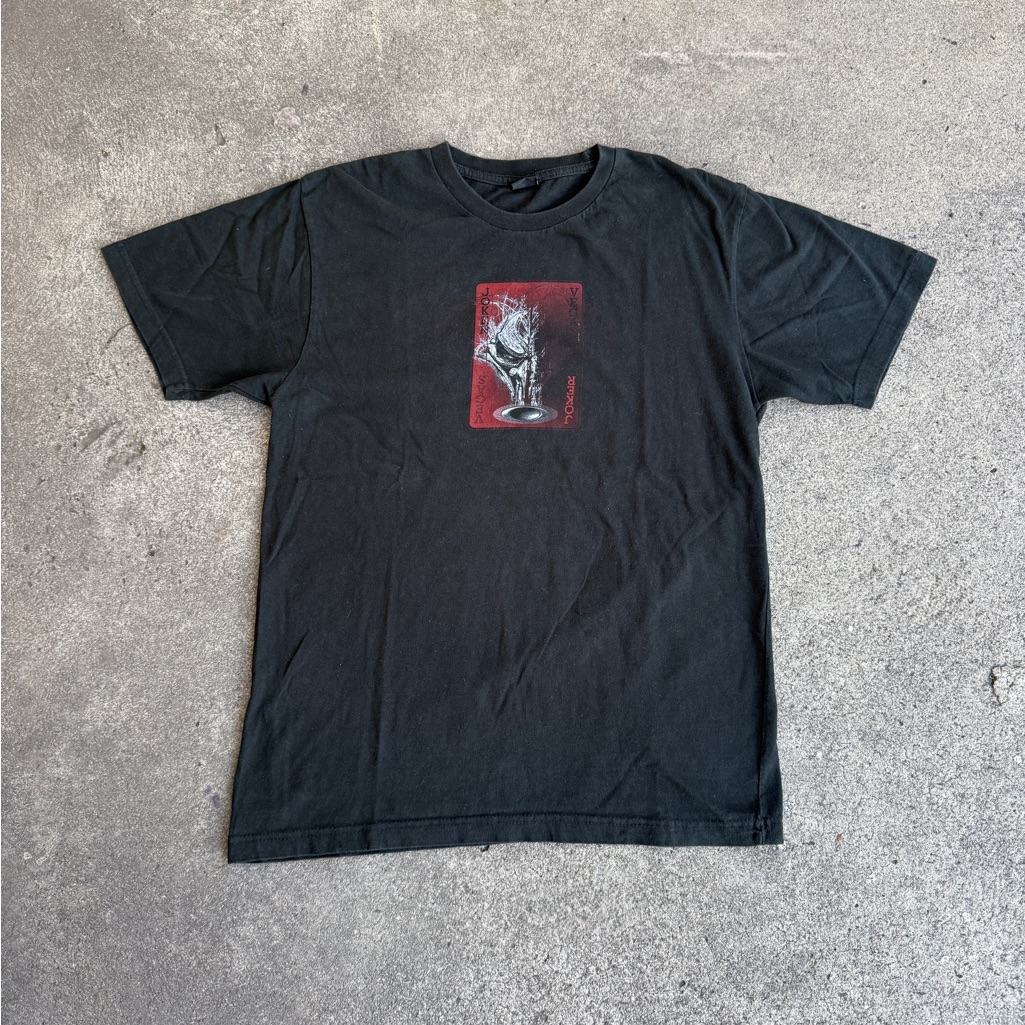 Rare Oakley Joker Playing Cards Opium T-Shirt Size L Y2k